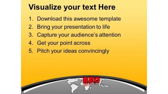 Learn Seo For Global Marketing PowerPoint Templates Ppt Backgrounds For Slides 0713