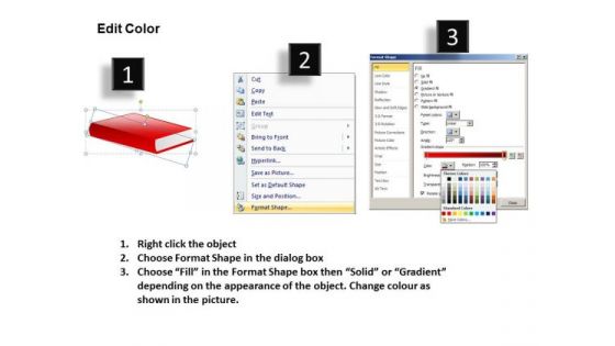 Learning Alphabets Books PowerPoint Ppt Templates