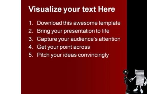 Lease Application Concept Business PowerPoint Backgrounds And Templates 1210