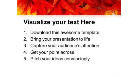 Leaves Frame Abstract PowerPoint Templates And PowerPoint Themes 0512