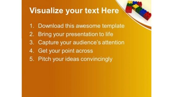 Lego Arrow Business PowerPoint Templates And PowerPoint Themes 0712
