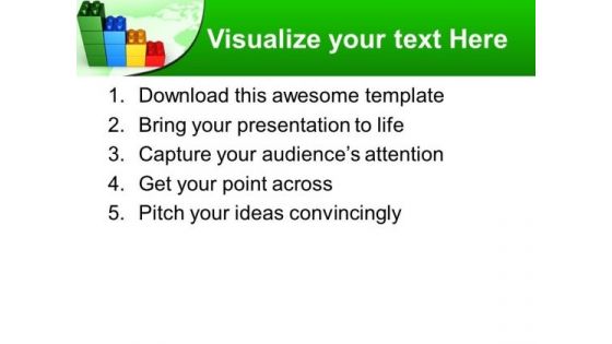 Lego Bar Graph Business PowerPoint Templates And PowerPoint Themes 0612