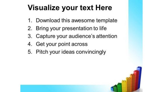Lego Bar Graph Success PowerPoint Templates And PowerPoint Themes 0612