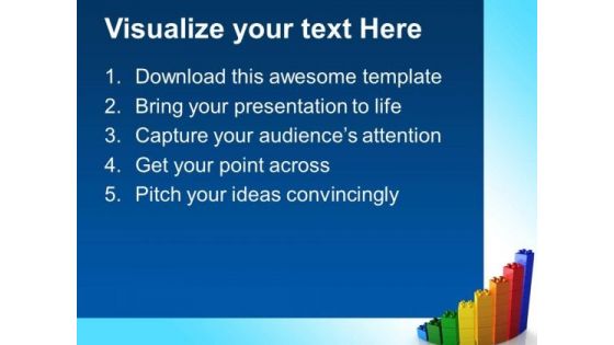 Lego Bar Graph Success PowerPoint Templates And PowerPoint Themes 0612