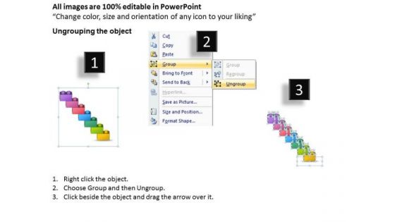 Lego Blocks To Show Process Flow With Seven Stages Ppt Business Plan PowerPoint Slides