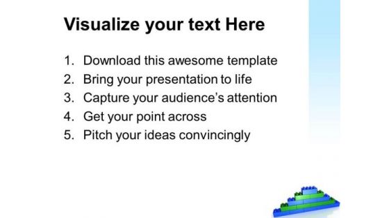 Lego Brick Wall Success PowerPoint Templates And PowerPoint Themes 0512