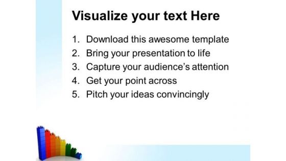 Lego Graph Business PowerPoint Templates And PowerPoint Themes 0512