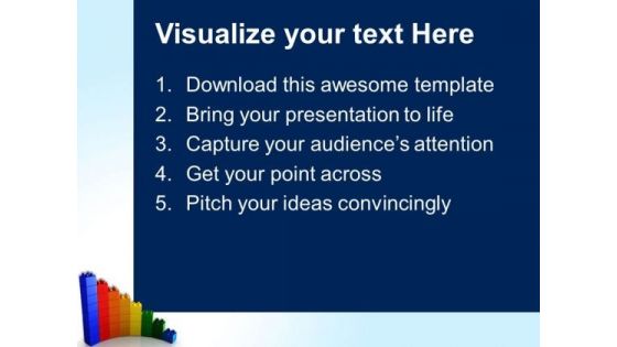 Lego Graph Business PowerPoint Templates And PowerPoint Themes 0512