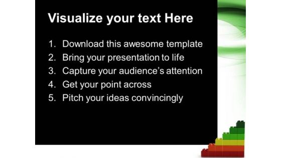 Lego Profit Graph Business PowerPoint Templates And PowerPoint Themes 0512