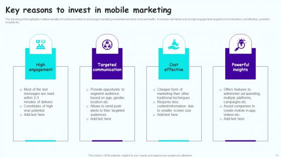 Leveraging Mobile Marketing Strategies To Expand Customer Reach Complete Deck