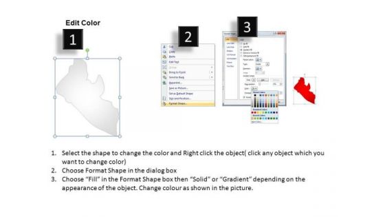 Liberia PowerPoint Maps