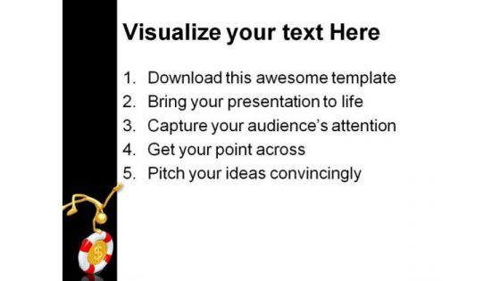 Lifebouy Dollar Business PowerPoint Themes And PowerPoint Slides 0411