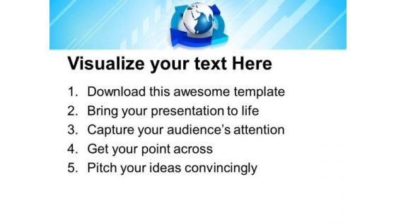 Lifecycle With Globe PowerPoint Templates And PowerPoint Themes 0812