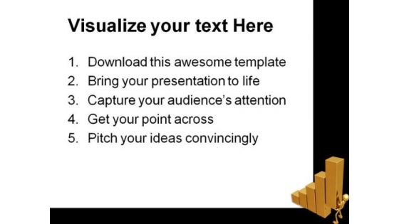 Lifting The Graph Business PowerPoint Templates And PowerPoint Backgrounds 0611