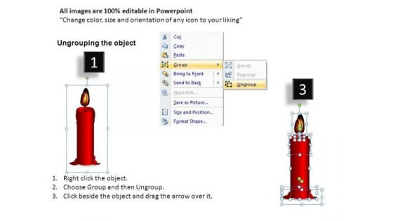Light A Candle PowerPoint Templates