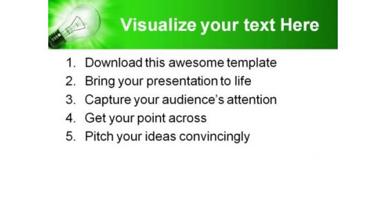 Light Bulb Business PowerPoint Templates And PowerPoint Backgrounds 0211