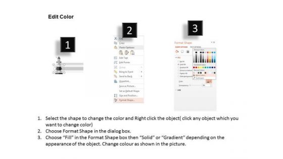Light House For Vision And Mision PowerPoint Template