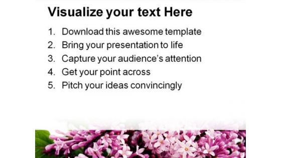 Lilac Beauty PowerPoint Templates And PowerPoint Backgrounds 0311