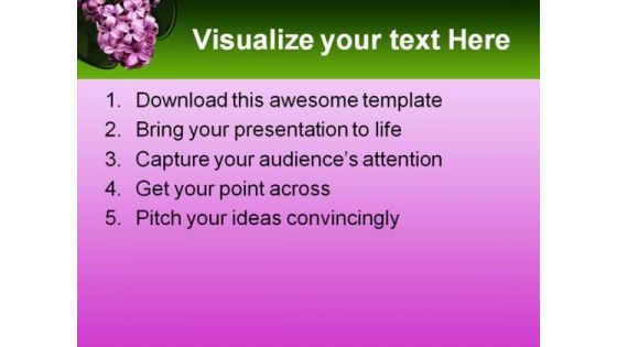 Lilacs Nature PowerPoint Templates And PowerPoint Backgrounds 0311