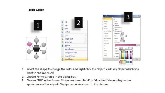 Linear Flow World Business PowerPoint Templates Process Business Gear
