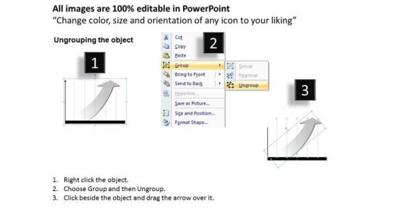 Linear Graph Showing Arrow Growth 2017 PowerPoint Templates Ppt Slides Graphics