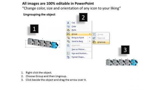 Linear Process Flow With Five Stages Business Ppt Plan Models PowerPoint Templates