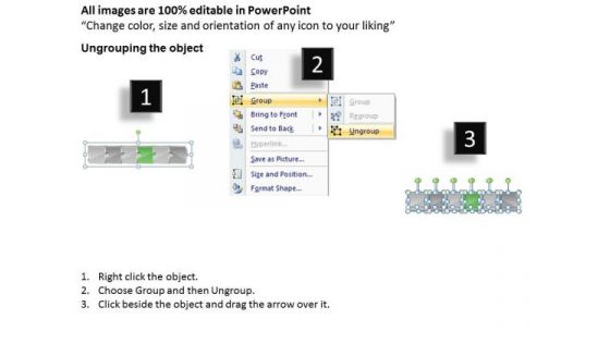 Linearly Placed Puzzles 6 Stages Inspection Business PowerPoint Slides