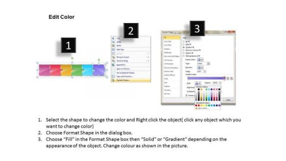 Linearly Placed Puzzles 6 Stages Work Process Flow Chart PowerPoint Slides