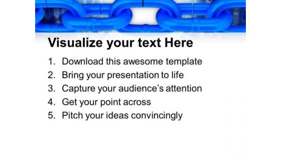 Links Of Chain Security PowerPoint Templates And PowerPoint Themes 1012