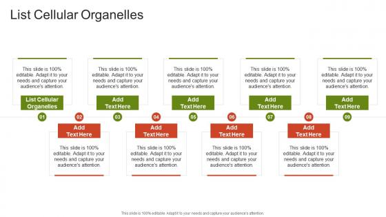 List Cellular Organelles In Powerpoint And Google Slides Cpb