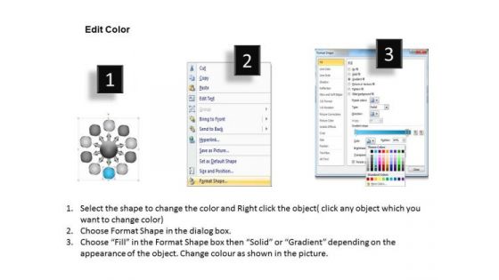List Of 10 Characteristics For Business Flow Chart Business Gear PowerPoint Slides