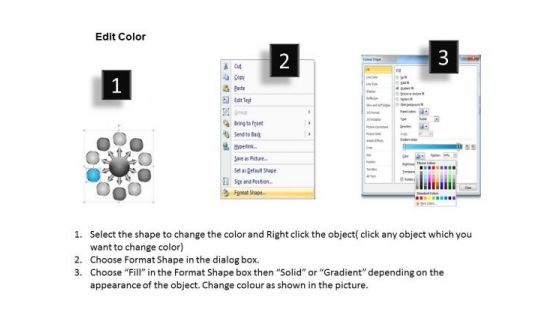List Of 10 Characteristics For Business Flow Chart Ppt Gear PowerPoint Slides