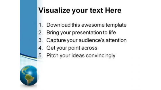 Little Globe Abstract PowerPoint Themes And PowerPoint Slides 0311