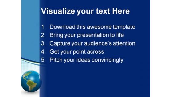 Little Globe Abstract PowerPoint Themes And PowerPoint Slides 0311
