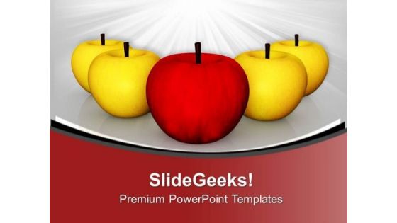 Live A Healthy Lifestyle PowerPoint Templates Ppt Backgrounds For Slides 0513