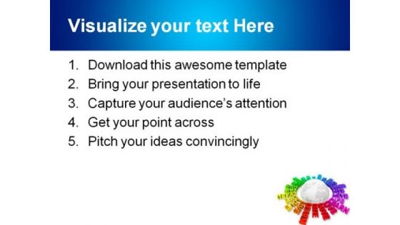 Live Love Life Learn Words Future PowerPoint Backgrounds And Templates 1210