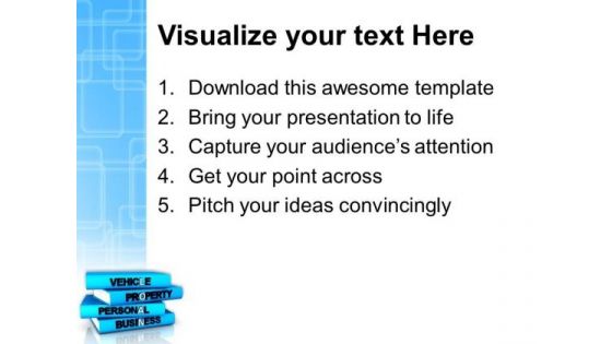 Loan On Pile Of Books Business Concept PowerPoint Templates Ppt Backgrounds For Slides 0413