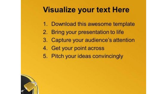 Lock And Key Security PowerPoint Templates Ppt Backgrounds For Slides 0113