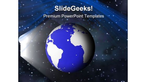 Locked Earth Security PowerPoint Themes And PowerPoint Slides 0311