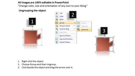 Logical Description Of 4 Stages Flow Chart In Business PowerPoint Slides