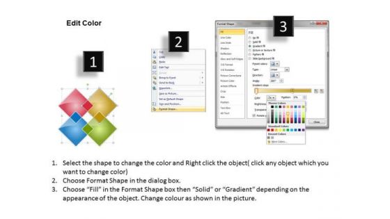 Logical Relations Between Aggregation Of Sets 4 Stages Linear Flow PowerPoint Templates