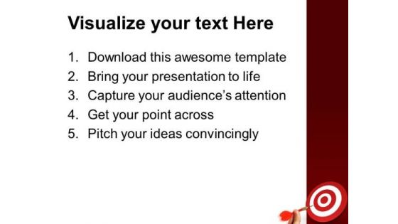 Looking Towards Goal Targets PowerPoint Templates And PowerPoint Themes 0712