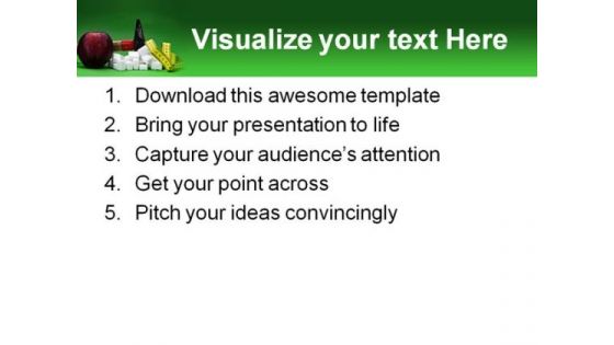 Loosing Weight Health PowerPoint Templates And PowerPoint Backgrounds 0611