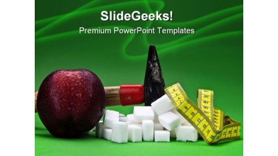Loosing Weight Health PowerPoint Templates And PowerPoint Backgrounds 0611
