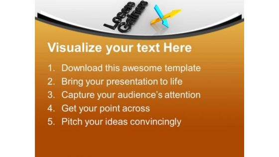 Losers Gainers Chart Arrows Business PowerPoint Templates And PowerPoint Themes 1012