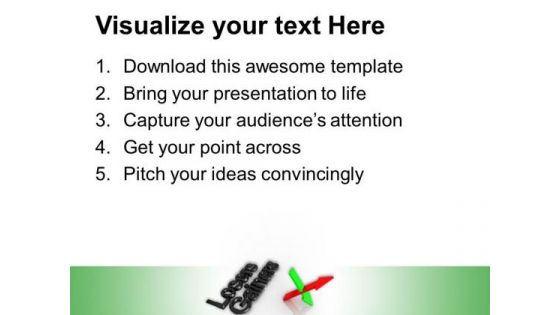 Losers Gainers Chart Arrows Marketing PowerPoint Templates And PowerPoint Themes 1012