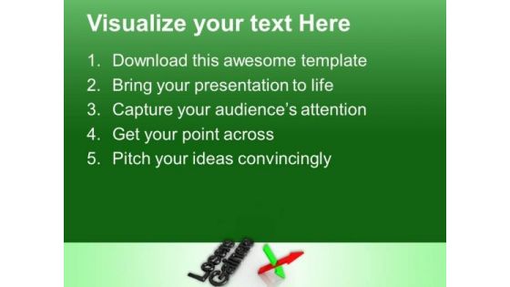 Losers Gainers Chart Arrows Marketing PowerPoint Templates And PowerPoint Themes 1012