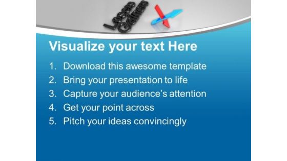 Losers Gainers With Success Failure Arrows PowerPoint Templates Ppt Backgrounds For Slides 1212