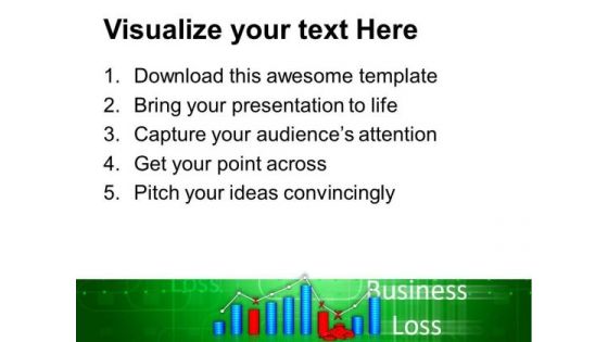 Loss Graph Business PowerPoint Templates And PowerPoint Themes 0812
