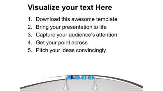 Loss Is The Part Of Business PowerPoint Templates Ppt Backgrounds For Slides 0513